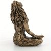 1pc Mother Earth Gaia Sitting Lotus Pose Mini Mother Earth Gaia Statue, Resin Craft Gaia Goddess Statue