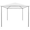 Gazebo 9.8'x9.8'x9.5' White 0.6 oz/ftÂ²