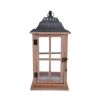 Better Homes & Gardens Rustic Wood Candle Holder Lantern, Medium