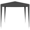 Professional Party Tent 8.2'x8.2' Anthracite 0.3 oz/ftÂ²