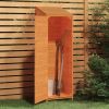 Garden Shed Brown 21.7"x20.5"x68.7" Solid Wood Fir