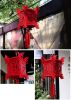 1 Pair Chinese Red Lantern 3D Puzzle Palace Lantern for New Year Spring Festival Celebration