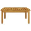 Patio Lounge Table 24.8"x24.8"x11.8" Solid Acacia Wood