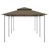 Gazebo 236.2"x117.3"x106.3" Taupe 0.6 oz/ftÂ²