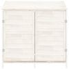 Garden Shed White 40.2"x20.5"x44.1" Solid Wood Fir