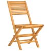 Folding Patio Chairs 2 pcs 18.5"x24.4"x35.4" Solid Wood Teak