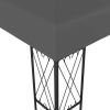 Gazebo 9.8'x19.6' Anthracite Fabric