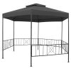 Garden Gazebo 127.2"x108.3"x104.3" Anthracite