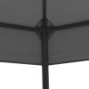 Garden Gazebo 127.2"x108.3"x104.3" Anthracite