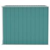 Wall-mounted Garden Shed Green 46.5"x76.4"x70.1" Galvanized Steel