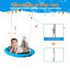 Kids Metal Swing Set for Backyard Outdoor Playground Two Functional Swing Set For Kids Outdoor Equipment