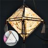 Diamond Shape Creative Home Decor Hanging lantern Decorative Paper Lantern Lampshade, White