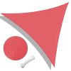 5x5x5m Triangle Sun Shade Sail/Red