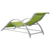 Sunlounger Textilene and Aluminum Green