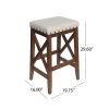 SADDLE BARSTOOL