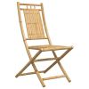 Folding Patio Chairs 2 pcs 18.1"x26"x39" Bamboo