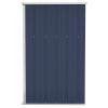 Wall-mounted Garden Shed Anthracite 46.5"x39.4"x70.1" Steel