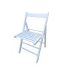 FOLDING CHAIR-2/S;  FOLDABLE STYLE -WHITE