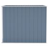 Wall-mounted Garden Shed Gray 46.5"x76.4"x70.1" Galvanized Steel