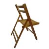 Furniture Slatted Wood Folding Special Event Chair - Honey color; Set of 4 ; FOLDING CHAIR; FOLDABLE STYLE