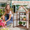 Cold Frame Mini Wooden Greenhouse for Vegetable and Flower