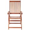 Folding Patio Chairs 3 pcs Solid Acacia Wood