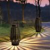 Solar Powered Outdoor Landscaping Path Lights Floor Lamp, Solar lanter for patio, garden, terrance, front door