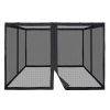 Gazebo Replacement Mosquito Netting 10*10Inch/Black