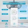 18.1" Caged Ceiling Fan with Remote Control,Timer, 3 Speeds Indoor Ceiling Fan for Farmhouse, Bedroom Living Room(No include Bulbs)