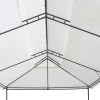 Gazebo 236.2"x117.3"x106.3" White 0.6 oz/ftÂ²