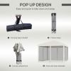 3X3M Pop Up Canopy Party Tent with Netting, Instant Gazebo Ez up Screen House Room with Carry Bag Height Adjustable-AS