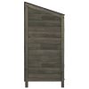 Garden Shed Anthracite 40.2"x20.5"x44.1" Solid Wood Fir