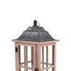 Better Homes & Gardens Rustic Wood Candle Holder Lantern, Medium