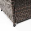 28inch Wicker Square Fire Pit Table