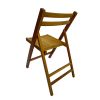 Furniture Slatted Wood Folding Special Event Chair - Honey color; Set of 4 ; FOLDING CHAIR; FOLDABLE STYLE