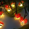 1pc, Solar Ladybug String Lights (20 LEDs), Waterproof Outdoor Lights, Bar Festival Decor, Color Lights, Indoor Decor, Outdoor Decor, Garden Decor