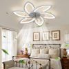 30.7In Ceiling Fan with Lights, Remote Control 3 Color Temperatures,6 Gear wind Speed Fan Light