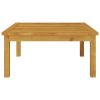 Patio Lounge Table 24.8"x24.8"x11.8" Solid Acacia Wood