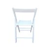 FOLDING CHAIR-2/S;  FOLDABLE STYLE -WHITE