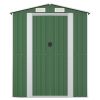 Garden Shed Green 75.6"x75.2"x87.8" Galvanized Steel