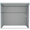 Wall-mounted Garden Shed Green 46.5"x76.4"x70.1" Galvanized Steel