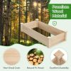 Fir Wood Wooden Square Wood Planter Box for Garden