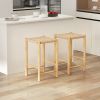 26 Inch Dining Bar Stool Set of 2