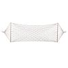 Outdoor Wood Pole Cotton Rope Hammock Garden Patio Yard Hanging Sleep Bed