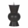 Simplux LED Designer Candle w/4 and 8 Hr Timer (Set of 2) 3.5" x 5.5"H Wax/Plastic (Requires 2 AA Batteries, Not Included)