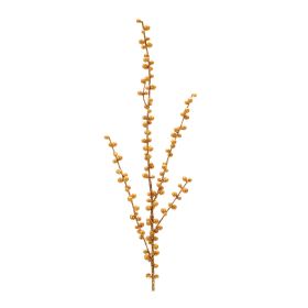 Ilex Berry Spray (Set of 2) 29"H Plastic (Color: gold)