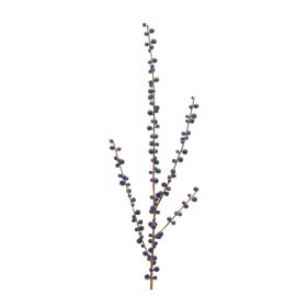 Ilex Berry Spray (Set of 2) 29"H Plastic (Color: Blue)