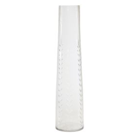 Vase 11.5"H Glass (Color: Clear)