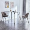 Bar Chair.Dining Chair.Stylish and Comfortable Velvet Bar Stool.with High-Density Foam Chair,Durable Electroplated Metal Legs