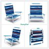 Sunnyfeel Beach Chair, Foldable Camping Chair Beach Chair